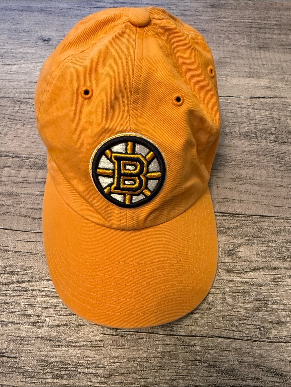 47 Brand Boston Bruins Orange Script B Hat